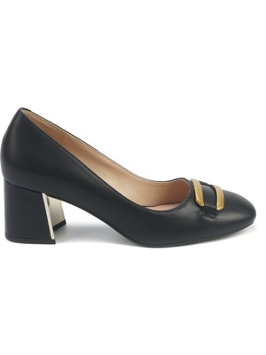 Nine West Anessa 5pr Siyah Kadın Topuklu Ayakkabı