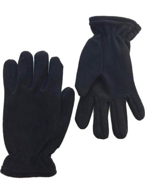 Unisex Termal Siyah Polar Eldiven