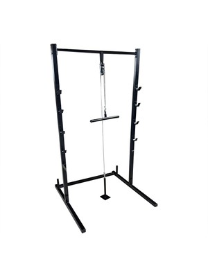Atölye Hobi Tasarım Squat Rack Barfiks Çalışma Istasyonu Makaralı 200CM