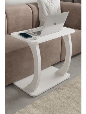 C Ayaklı Laptop Sehpası, Koltuk Sehpası, Kahvaltı Masası, Çalışma Sehpası