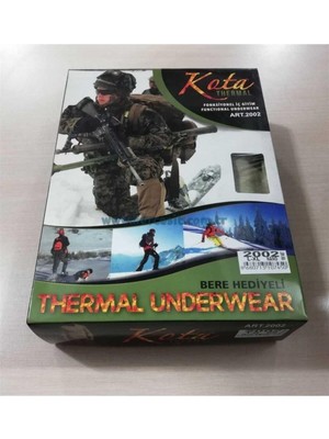 Erkek Haki Asker Termal Içlik Takımı