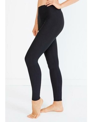 Termal Kışlık Kalın Uzun Alt Içlik Tayt Siyah Renk