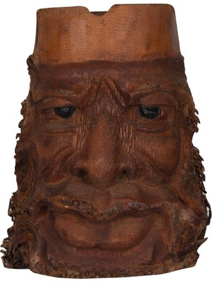 Küllük Ahşap Dekoratif Kül Tablası El Yapımı