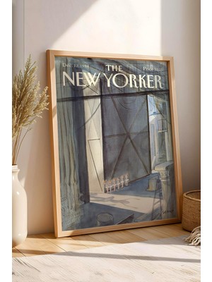 The New Yorker Çerçeveli Tablo December 12 1988 - Sahne Beklentisi Tablosu