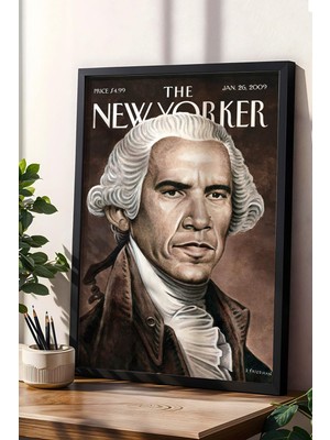 The New Yorker Çerçeveli Tablo January 26 2009 - Founding Father