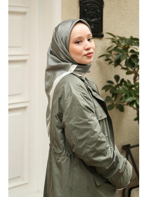 Eşarp - Premium Lux Original Monogram Eşarp (Ipek Vual, Yüksek Kalite, Hafifi, Rahat, Şık, Scarf)