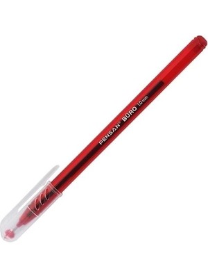 Pensan 2270 Ball Point Pen Büro Tükenmez Kalem Kirmizi 1,0