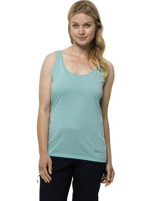 Jack Wolfskin Pack Go Tank Kadın Kahverengi Tank Top