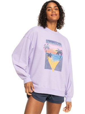 Roxy Take Your Place B Kadın Mor Sweat