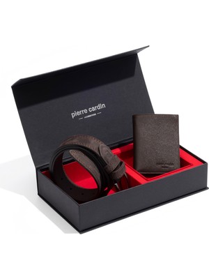 Pierre Cardin Erkek Kahverengi 2'li Kemer Set 50319275-VR029