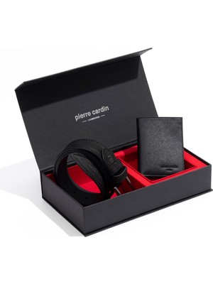 Pierre Cardin Erkek Siyah 2'li Kemer Set 50319275-VR046