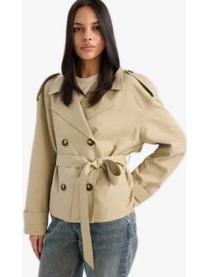 Defacto  Açık Haki Kadın Trençkot E8581AX/KH405