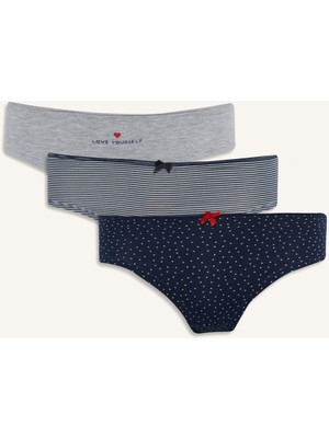 DeFacto 3'lü Hipster Külot F3060AX25AU