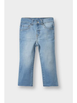 DeFacto Kız Bebek Straight Fit Jean Pantolon E9518A525AU