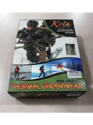 Erkek Haki Asker Termal Içlik Takımı