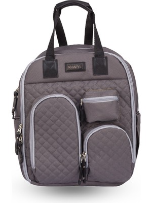 Lapis Anne Bebek Bakım Sırt Çantası Koyu Gri