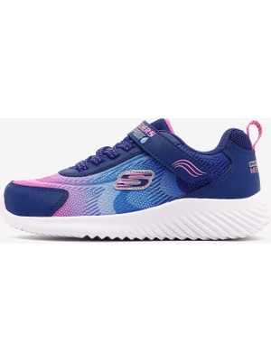 Skechers Bounder Büyük Kız Çocuk Lacivert Spor Ayakkabı 303452L Nvmt