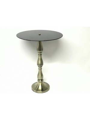 Seta Mını Sunum Sehpası Büyük Bronz 35X54 cm