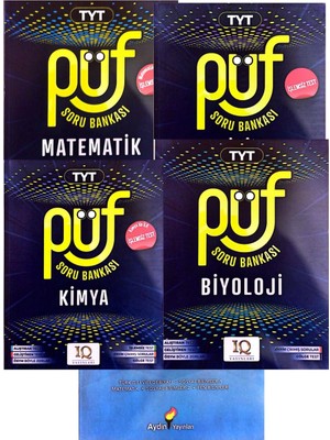 Iq Yayınları Püf Serisi Tyt Matematik+Fizik+Kimya+Biyoloji Soru Bankası-Deneme Hediye-