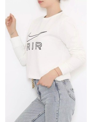 Air Fleece Kadın Crew Sweatshirt