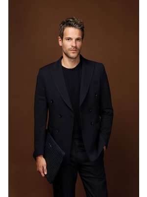 Polo Club 6 Drop Regular Fit Standart Kesim Mevsimlik Kruvaze Ceket