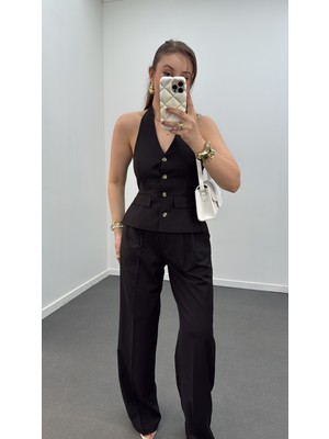 Narferita Efruz Premium Seri Pileli Kumaş Pantolon