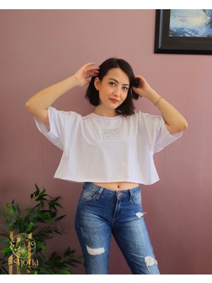 Esnoria Today Baskılı Tişört Beyaz