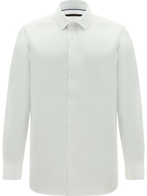 Uzun Kol Klasik Desenli Pamuk Gömlek