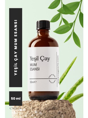 Yeşil Çay Mum Esansı 50 Ml, Yüksek Kalite Mum Esansı, Mum Koku Esansı, Soya Wax Esansı 50ML