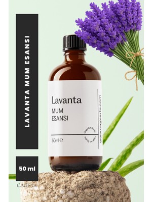 Lavanta Mum Esansı 50 Ml, Yüksek Kalite Mum Esansı, Mum Koku Esansı, Soya Wax Esansı 50ML