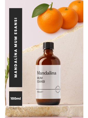 Mandalina Mum Esansı 100 Ml, Yüksek Kalite Mum Esansı, Mum Koku Esansı, Soya Wax Esansı