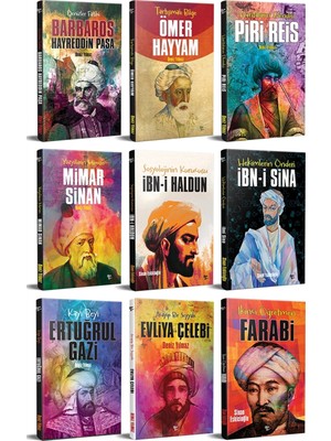 Halk Kitabevi Medeniyetin Kurucuları Set (9 Kitap Takım) - Sinan Eskicioğlu Ciltsiz