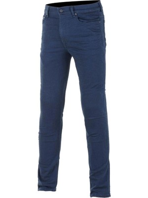 Alpinestars Cerium Tech Stretch Denim Korumalı Motosiklet Pantolonu Mavi