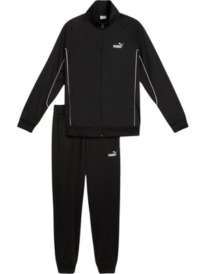 Puma Poly Piping Erkek Siyah Dik Yaka Eşofman Takımı
