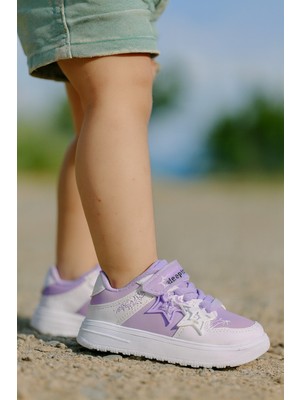 Kız Çocuk Yıldız Detaylı Sneaker Ayakkabı