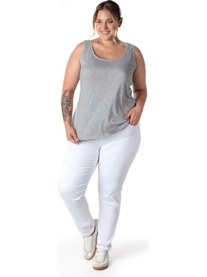 Büyük Beden Sıfır Kol Basic Atlet 1097164