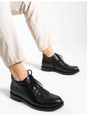 Bestello Bağcıklı Kauçuk Taban Düz Bot 331-100 Erkek Bot