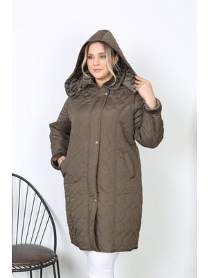 Su Itici  Mont, Büyük Beden Mont, Kapitone,  Içi Tüylü Mont, Kışlık Kaban, Kapüşonlu Mont,