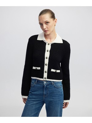 Colorblock Triko Hırka IW6250050390001
