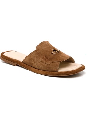 Kadın Terlik RC-25Y-001-R29635 John May 239-TÜTÜN Süet