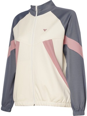 Hummel Harlow Kadın Ekru Dik Yaka Ceket