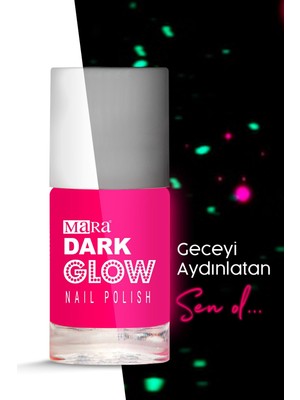 Mara Dark Glow Oje  Pembe 12 ml