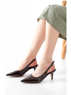 Kadın AYAKKABIST-1152 Bej Günlük 7 cm Topuklu Kadın Ayakkabı