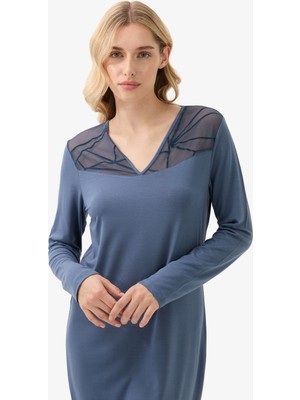 Kadın Gecelik 51929 - Mavi