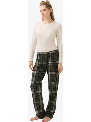 Kadın Pijama Altı 51938 - Yeşil