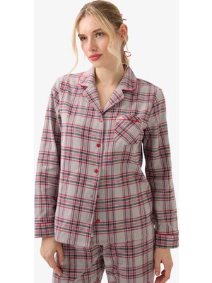 Kadın Pijama Takımı 51964 - Desenli