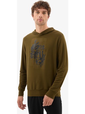 Erkek Sweatshirt 40822 - Yeşil