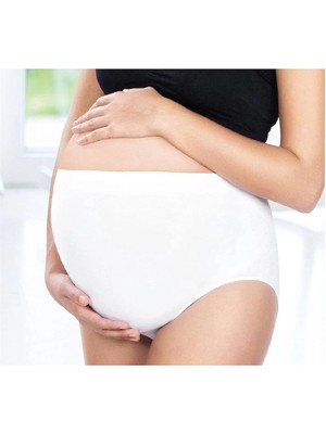 Sema Baby Beli Dantelli Hamile Külodu Beyaz Medium
