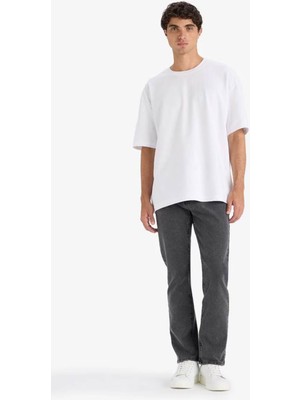 DeFacto Sergio Regular Fit Normal Kalıp Normal Bel Boru Paça Jean Pantolon F3586AX25AU