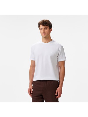 Nautica Erkek Beyaz Regular Fit T-Shirt V55264T.1BW